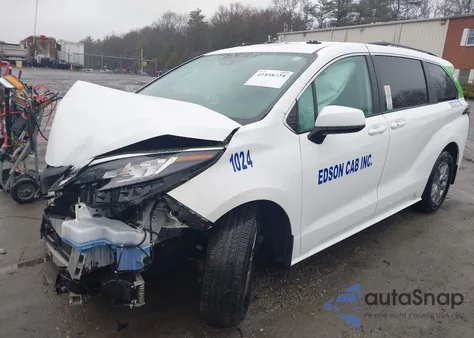 2023 Toyota Sienna Le из США, поврежденный, VIN 5TDKSKFC0PS077118